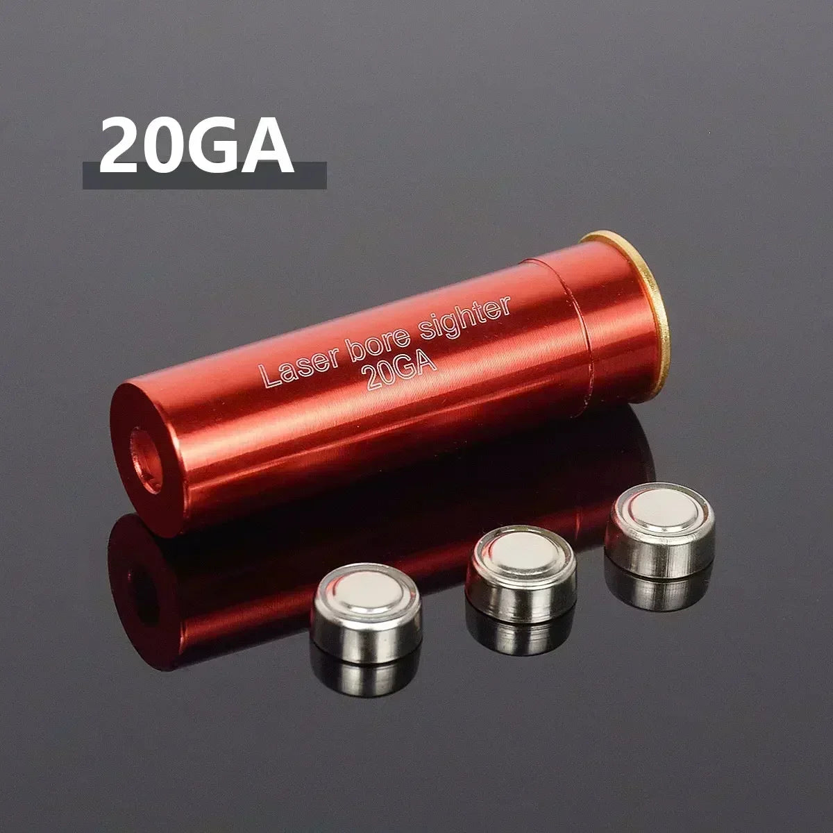 Multi-Caliber Laser Bore Sighter — 12GA, 20GA, 5.45x39, 7.62x39, 9x19mm, .223, .308, .338 Training Cartridge