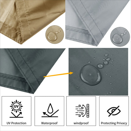 Balcony Privacy Screen – Waterproof UV Protection Shade Cloth for Patio, Garden & Pool
