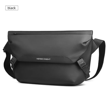 Water-Repellent Men’s Messenger Bag – Casual Crossbody Shoulder Bag Fits 11” iPad for Outdoor Cycling & Daily Use