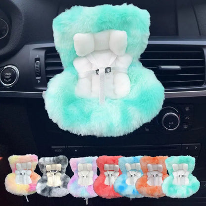 17cm Doll Seat Mini Sofa – Labubu Car Air Outlet Decoration & Doll Accessory Gift
