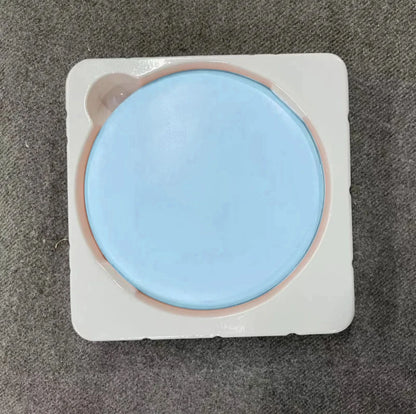 Personalized LED Makeup Mirror - Small Folding Double-Sided Compact Pocket Mirror for Women, Pink & White