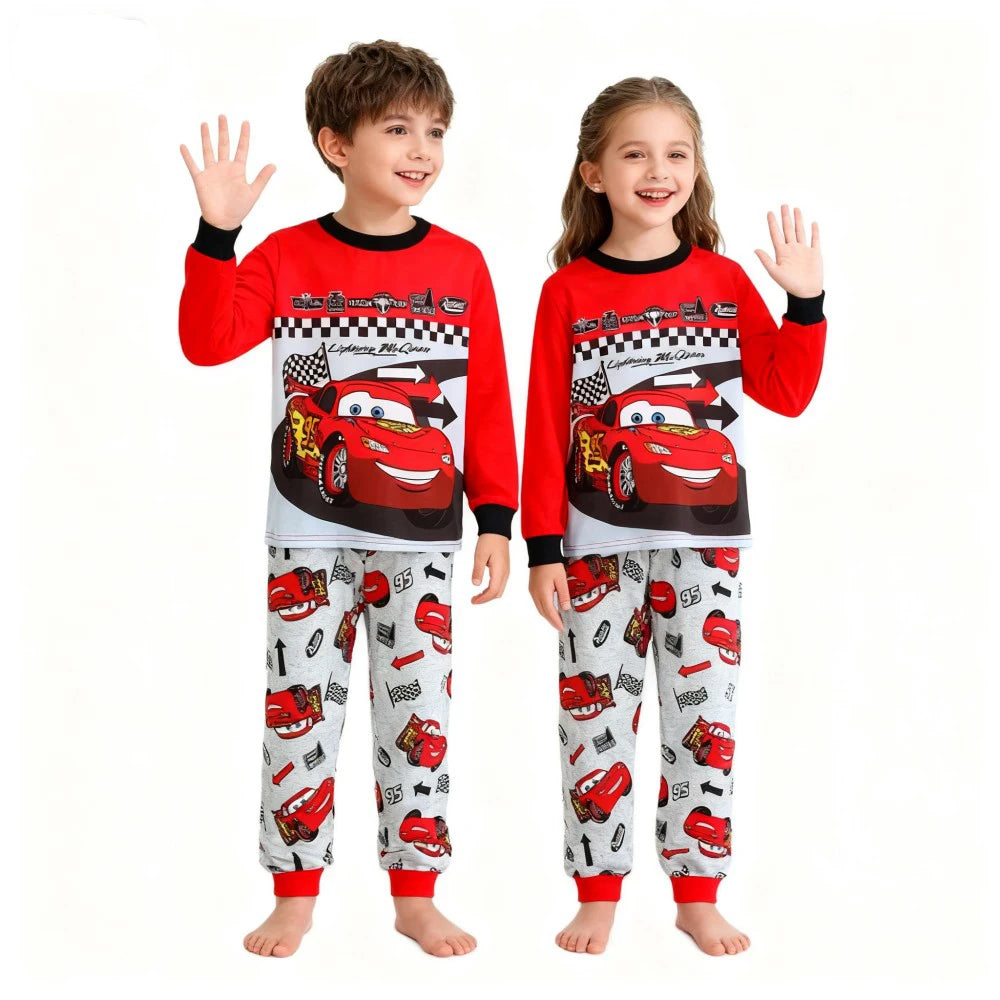 100% Cotton Boys Pajamas - Superhero Kids Sleepwear & Toddler Nightwear Set