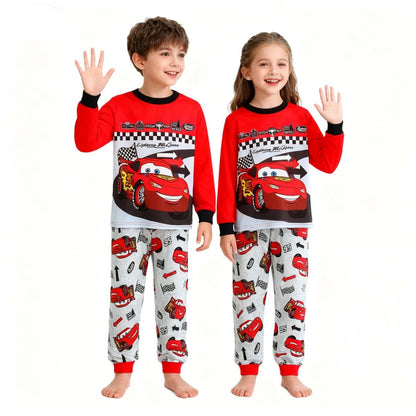 100% Cotton Boys Pajamas - Superhero Kids Sleepwear & Toddler Nightwear Set