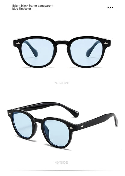 Vintage Rectangle Sunglasses – Luxury Designer Square Sun Glasses for Men & Women