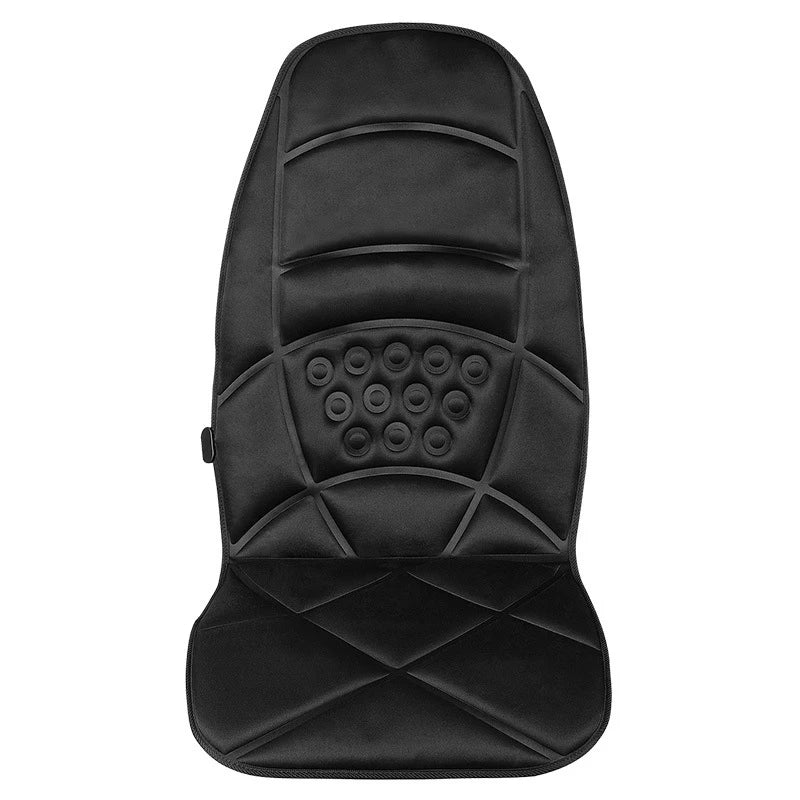 Electric Lumbar Massage Cushion | Car, Home & Office Heated Vibrating Neck & Back Pain Relief Pad