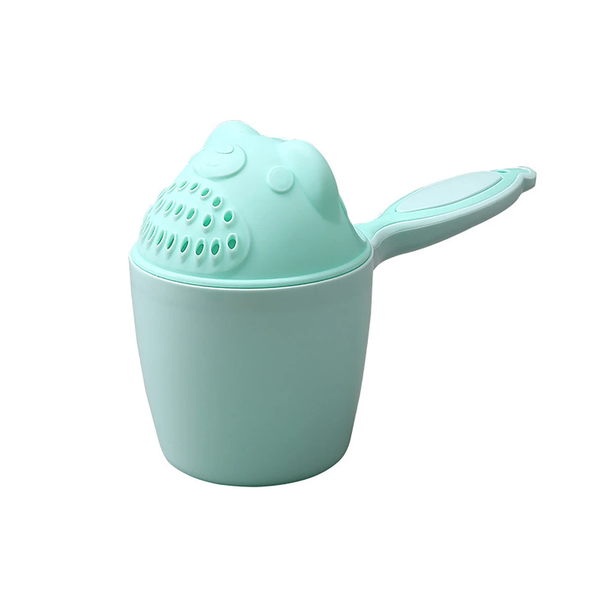 Cute Cartoon Baby Bath Cap & Shampoo Cup Set – Toddler Hair Washing Spoon & Bathing Bailer for Kids Shower Care Tools