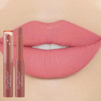 Nude Matte Waterproof Lipstick – Long-Lasting Velvet Red Lipsticks for Women, Non-Fading Lip Makeup