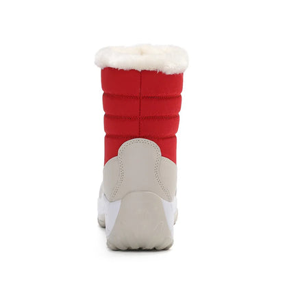 Women’s Snow Boots — Non-Slip Waterproof Fur-Lined Platform Ankle & Thigh-High Winter Boots with Wedges