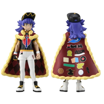 TOMY Pokémon Trainer Anime Figure Collection – Ash Ketchum, Leon, Cynthia & Steven Stone Kids Gift Toy
