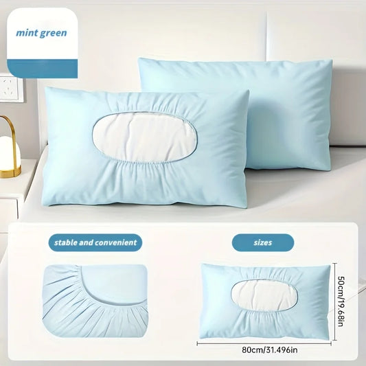 4PCS Soft Disposable Travel Pillowcases - Portable Hand Washable Pillow Covers for Hotel, Camping & Outdoor Use
