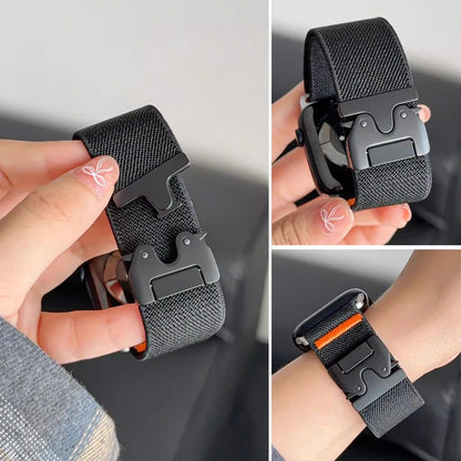 Parachute Straps for Apple Watch – Compatible with Ultra 2, Series 10, 9, 8, 7, 6, 3, SE (49mm, 45mm, 44mm, 42mm, 40mm, 41mm)