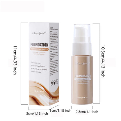 Waterproof Liquid Foundation – Sweat-Resistant Makeup with Effective Concealer Coverage