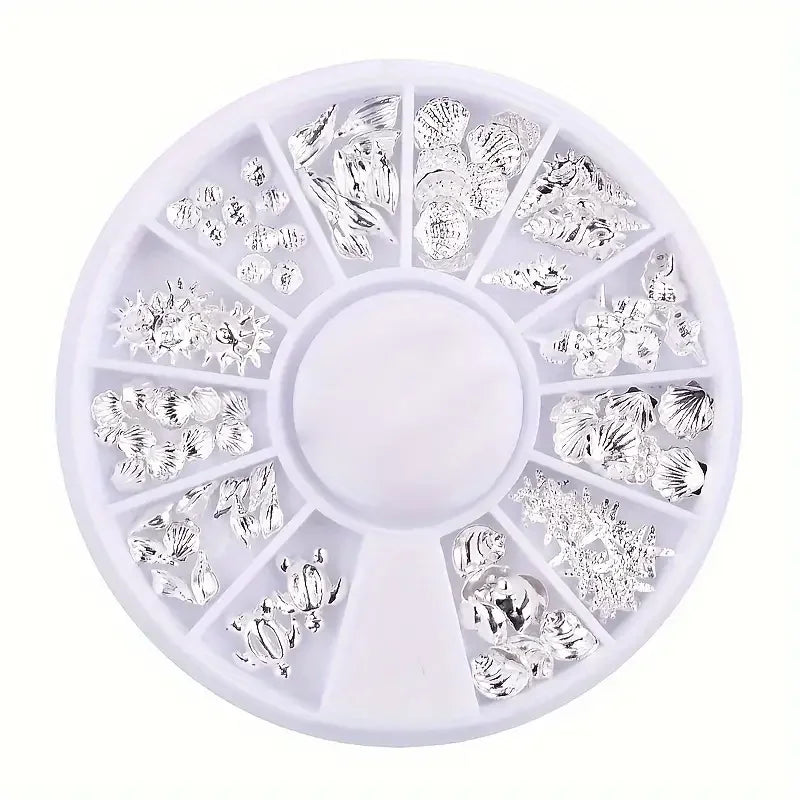 Nail Art Rhinestone Gems - Glitter Crystal Beads Manicure Decoration Accessories for Professional Nail Design