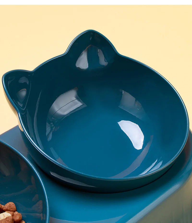 3-in-1 Automatic Cat Feeder – Double Bowl Water & Food Dispenser for Cats & Small Dogs