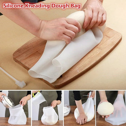 Food Grade Silicone Dough Kneading Bag: Versatile Flour Mixer for Bread, Pastry, Pizza - Silicone Mixer Bag