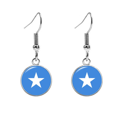 France National Flag Earrings - Multicolor Country Flag Jewelry for Women, Travel Pride & Celebration Gifts