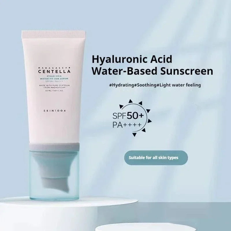 SKIN1004 Korean Centella Sun Serum SPF50+ — Hyaluronic Acid UV Protection for Sensitive Skin