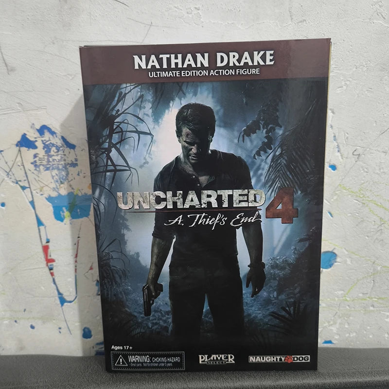 Uncharted 4 Nathan Drake Action Figure - A Thief’s End Collectible Model Toy Gift