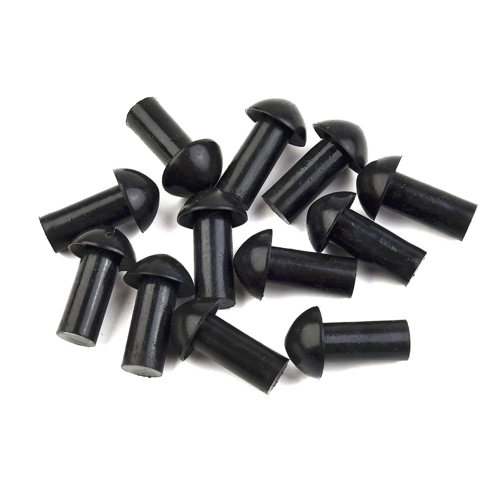 Car & Motorcycle Tire Repair Kit – Puncture Plugger Tools with Mushroom Plug, Probe & Nozzle