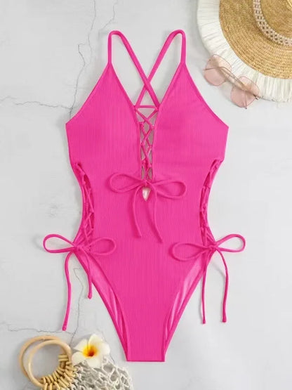 Women’s Floral Tankini Swim Set - Adjustable Strap Vest Top & Drawstring Shorts Bikini Beachwear for Summer