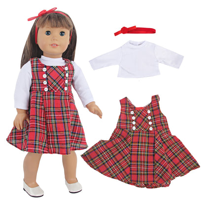 Doll Clothing Set – Firefighter, Student, Graduation, Artist & Athlete Outfits for 18-Inch American & 43cm Baby Newborn OG Girl Dolls