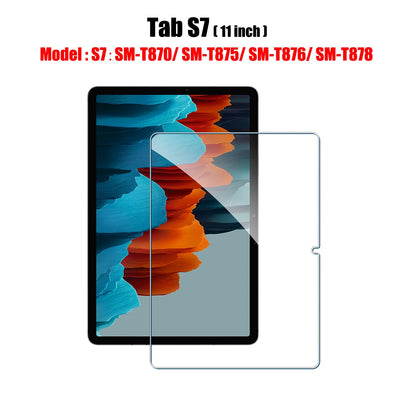 Tempered Glass Screen Protector for Samsung Galaxy Tab – Fits S6 Lite, S7 FE, S8/S8+, S9/S9 FE, S9+, S10, S11, A8, A9 Plus, 12.4" Tablets