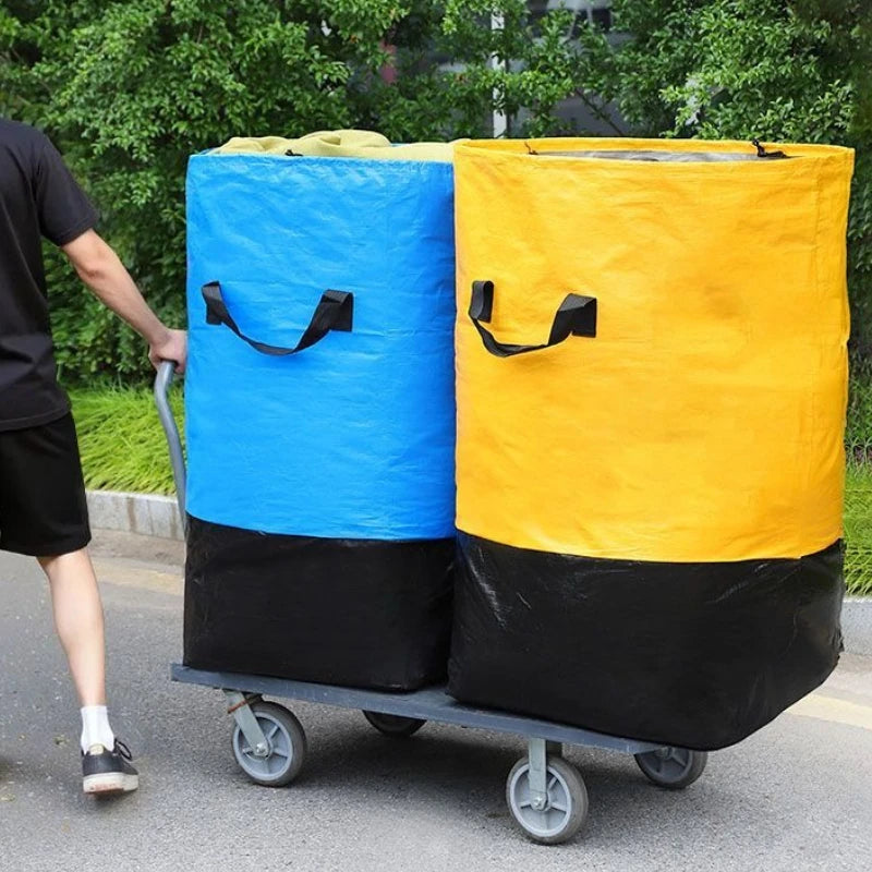 Thick Woven Storage Bag — Waterproof, Wear-Resistant Large Moving & Goods Transport Pouch