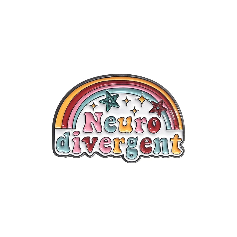 Neurospicy Chili Enamel Pin - Funny Neurodivergent Autism ADHD Dyslexia Awareness Brooch Badge Jewelry Accessory
