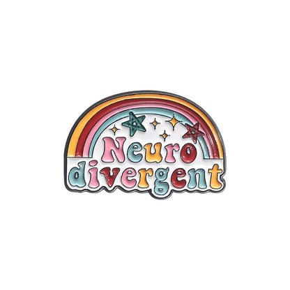 Neurospicy Chili Enamel Pin - Funny Neurodivergent Autism ADHD Dyslexia Awareness Brooch Badge Jewelry Accessory