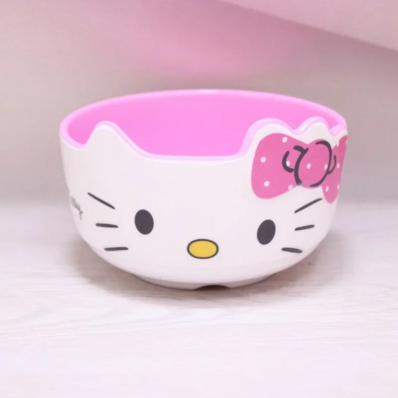 Sanrio Hello Kitty Cartoon Soup Bowl – Cute Anti-Drop Kitchen Tableware, Creative Instant Noodle Bowl Accessory