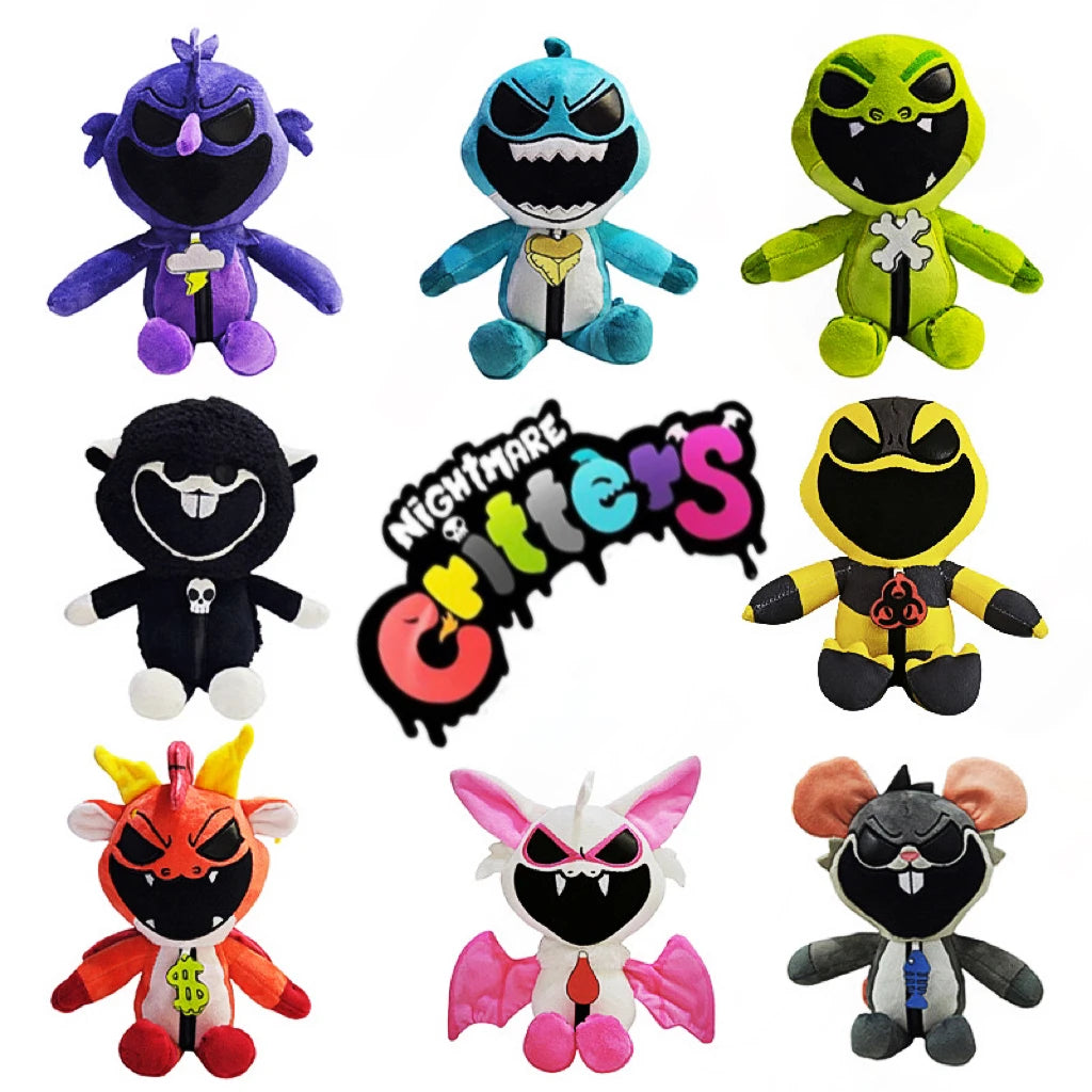 Nightmare Critters Plush Toy — Soft Stuffed Animal Doll Halloween & Gift Collectible