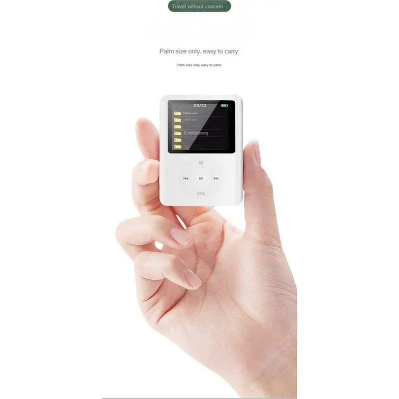 64GB Portable MP3 Player - Rechargeable Digital Music Player with E-Book Function for Kids & Adults