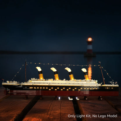 LEGO Titanic 10294 LED Light Kit - LED Lighting Set for Titanic Building Blocks Display Model