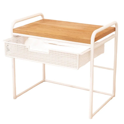 Office Printer Stand & Desktop Organizer – Foldable Multifunctional Shelf for Copier, Files & Space-Saving Storage