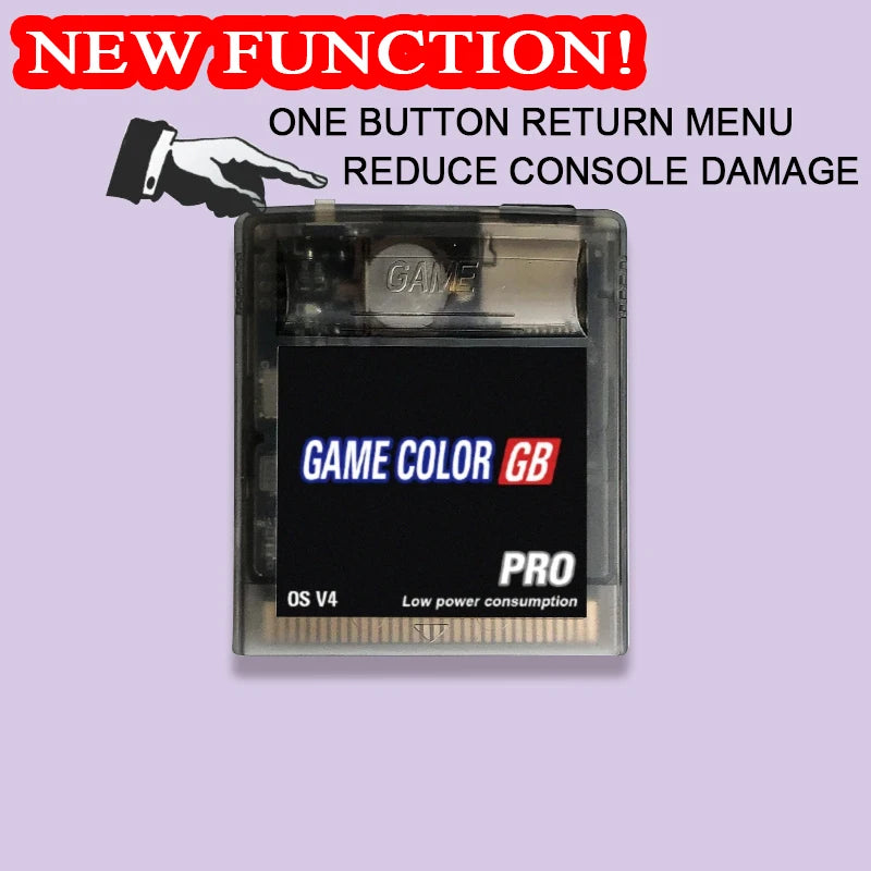 Multifunction EDGB Color 2250-in-1 EverDrive – Game Cartridge for GB, GBC, Game Boy Color with Memory Card