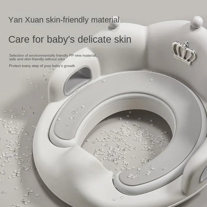 Baby & Kids Toilet Seat Ring - Soft Cushion Potty Training Seat Cover for Girls, Boys & Household Use