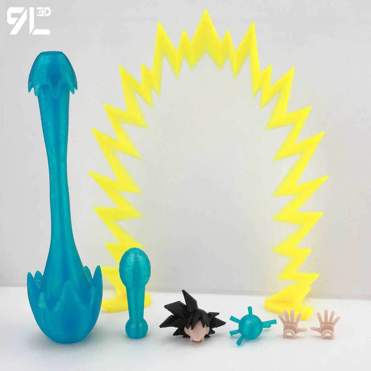 9L3D Articulated Lucky13 & Dummy13 Action Figure - Dragon Ball Goku, Vegeta & Beerus Anime Collectible Toy for Boys