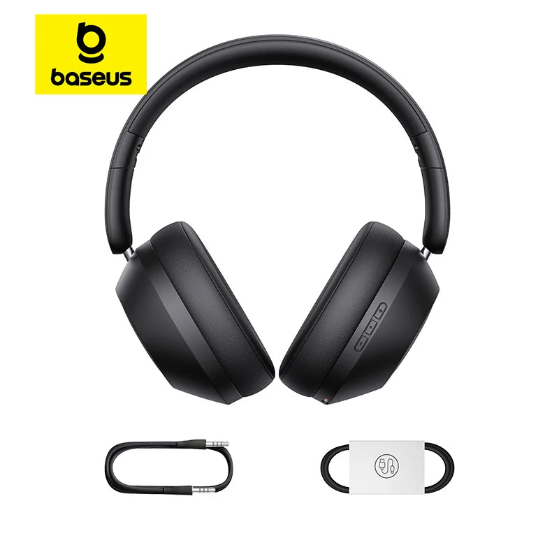 Baseus Bass 30 Max Wireless Headset - Bluetooth 5.3, Over-Ear Headphones, Bass-Enhancing 40mm Diaphragm, Ultra Low Latency, 50H Playtime