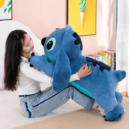 40cm Blue Stitch Plush Doll – Long Pillow Toy for Girls, Sleeping & Hugging Gift