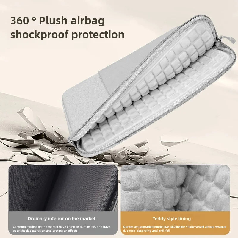 Laptop Sleeve Bag for 13–15.6 Inch Laptops - Protective Notebook Case for MacBook, Lenovo, ASUS, HP & Dell