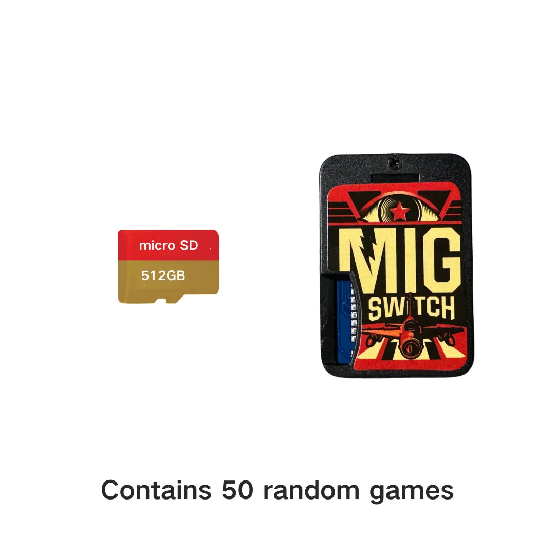 MigX Touch Version Flash Cart — Universal MigSwitch Card for Nintendo Switch