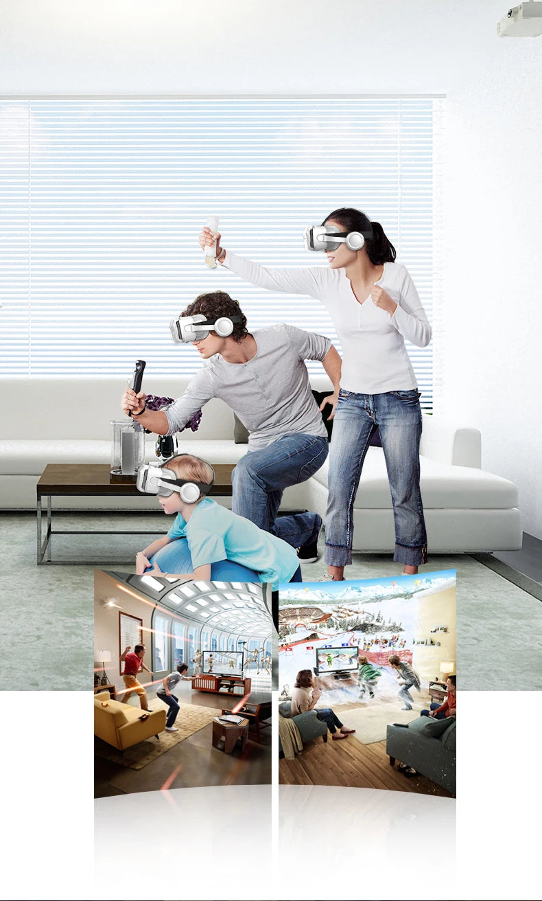 Shinecon 3D VR Glasses – Virtual Reality Headset with Controller for Smartphone Gaming
