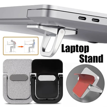 2PCS Mini Laptop & Keyboard Stands – Portable Desk Stand for MacBook, Dell, HP & More