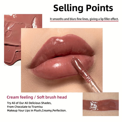 Hydrating Crystal Lip Oil – Tinted Plumping & Moisturizing Gloss for All Skin Types