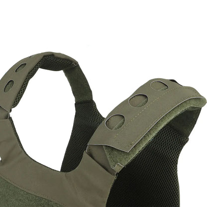 FCPC Tactical Vest Ferro – Lightweight Folding Airsoft Plate Carrier with Breathable Design, Portable Hunting Mag Pouch & Army Equipment