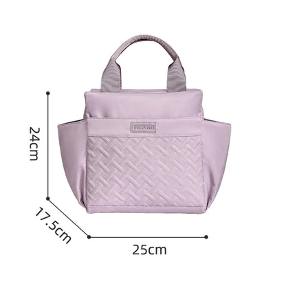10L Large Insulated Lunch Bag – Aluminum Foil Cooler Bag for Students & Office, Keeps Food Fresh and Chilled