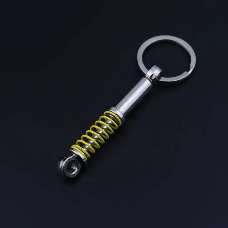 Creative Metal Car Keychain — Zinc Alloy Turbo, Gearbox & Brake Disc Pendant for Men’s Birthday or Dad Gift
