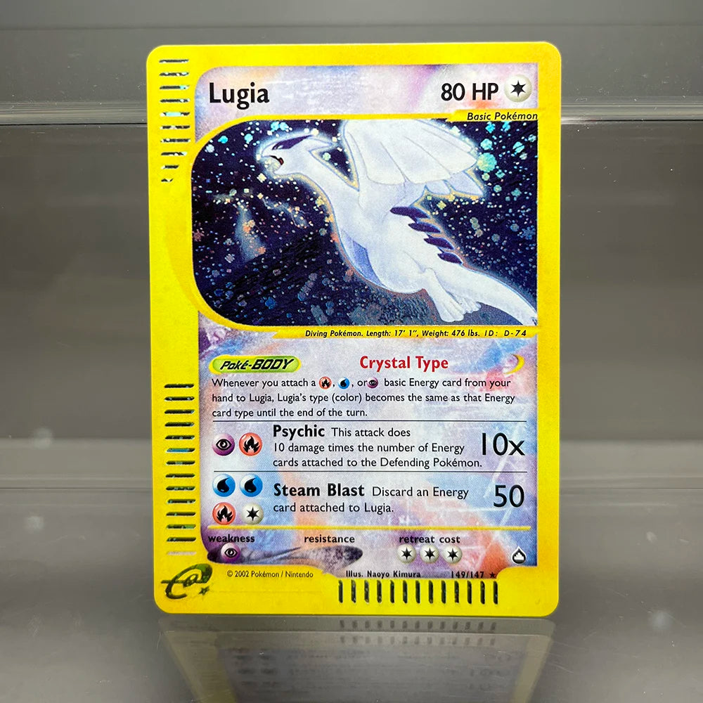 1996 Pokémon 1st Edition Base Set Flash Cards – Shining Charizard, Lugia, Wigglytuff Collection, PTCG Proxy Cards