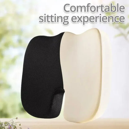 Orthopedic Memory Foam Seat Cushion – U-Shaped Coccyx Support Pad for Office Chair, Car & Home Comfort Massage Cushion