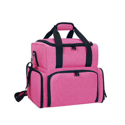 80 Bottle Nail Polish Organizer Case - Large Capacity Portable Travel Storage with 2 Removable Bags for Women